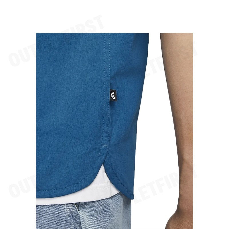 NIKE รุ่น NIKE SB TANGLIN SHORT-SLEEVED SHIRT CODE: FQ0400 457 เสื้อเชิ้ตแขนสั้น เสื้อเชิ้ตผู้ชาย เสื้อเชิ้ต
