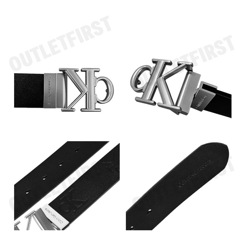 CALVIN KLEIN JEANS รุ่น MEN'S BELTS CODE: HC0799 001 เข็มขัด เข็มขัดผู้ชาย เข็มขัดหนัง