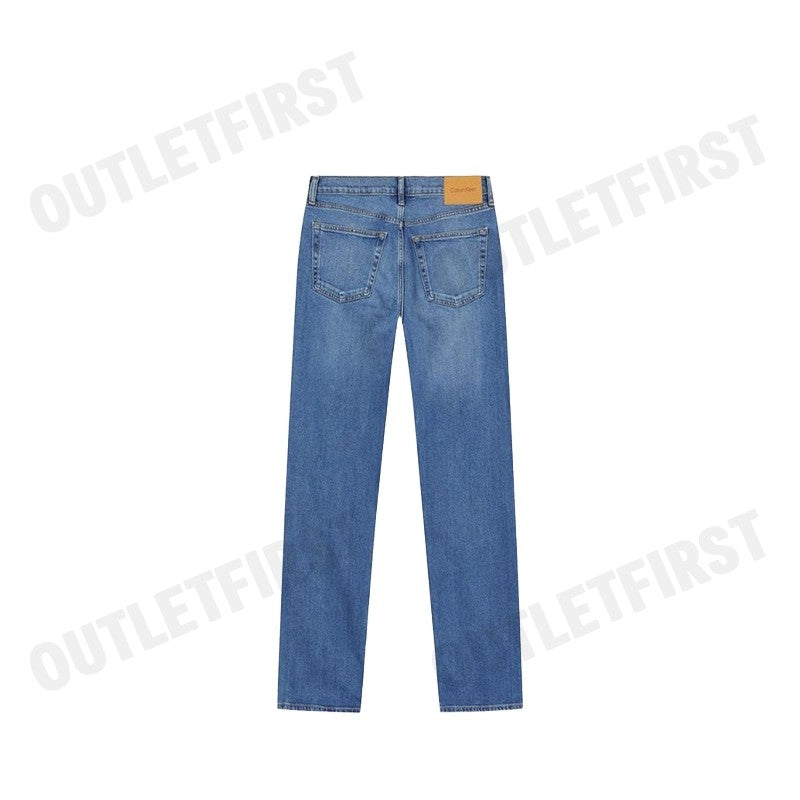 CALVIN KLEIN JEANS รุ่น MEN'S STANDARD STRAIGHT FIT JEANS CODE: 40TM748 EFD กางเกงยีนส์ กางเกงยีนส์ขาวยาว เกงเกงยีนส์