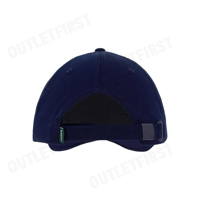 LACOSTE รุ่น UNISEX LACOSTE ADJUSTABLE ORGANIC COTTON TWILL CAP CODE: RK9871 10 166 หมวกแก็ป หมวกเบสบอล หมวก