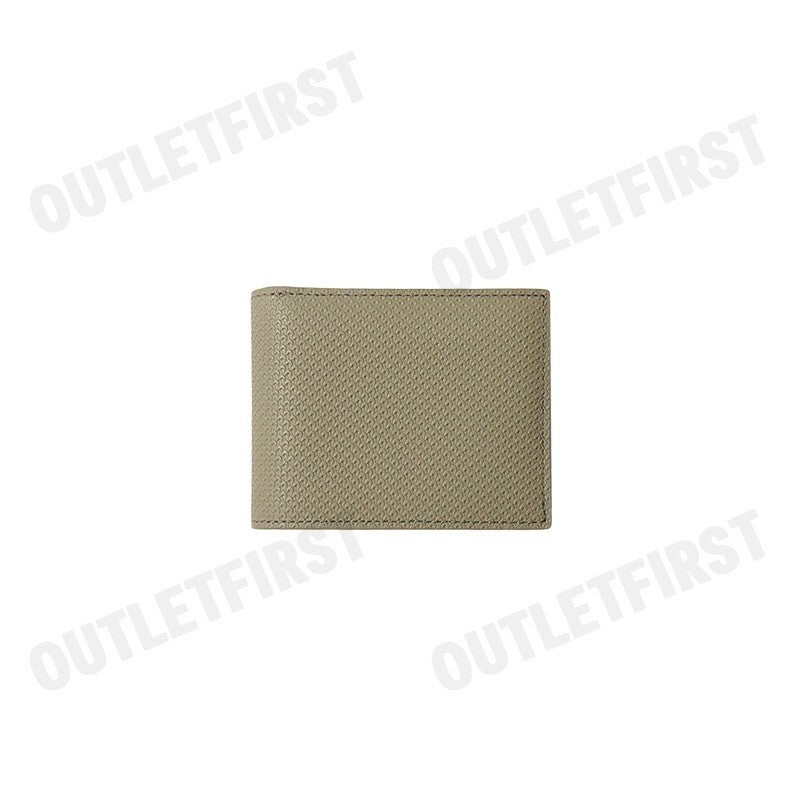 LACOSTE รุ่น MEN’S CHANTACO PIQUE LEATHER 3 CARD WALLET CODE: NH2824CE L32 กระเป๋าสตางค์ กระเป๋าสตางค์ใบสั้น กระเป๋า