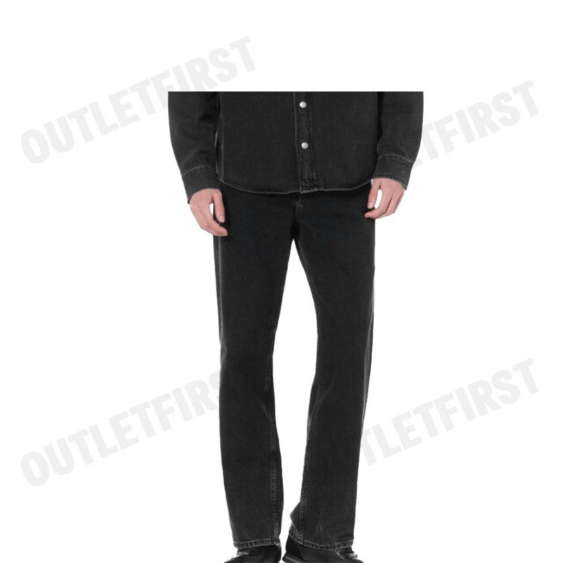 CALVIN KLEIN JEANS รุ่น MEN'S 90S STRAIGHT FIT JEANS DENIM CODE: J325047 1BY กางเกงยีนส์ขายาว กางเกงยีนส์ผู้ชาย
