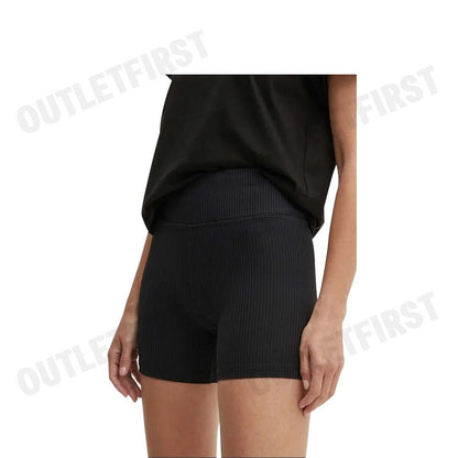 DKNY SPORT รุ่น HIGH WAIST BIKE SHORT CODE: DP4S5172 BLK กางเกงออกกำลังกาย กางเกงขาสั้น กางเกงผู้หญิง