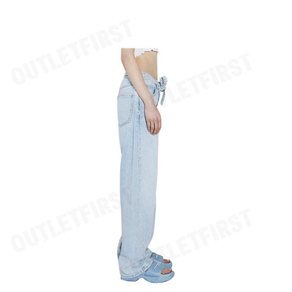 ALEXANDER WANG รุ่น BALLOON JEAN WITH SKINNY BUTTON BACK WAISTBAND CODE: 4DC1244249 กางเกงยีนส์ขายาว กางเกงยีนส์ผู้หญิง