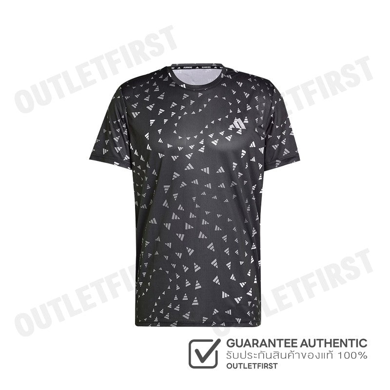 ADIDAS รุ่น RUN IT BL TEE CODE: IT3467 เสื้อยืดคอกลม เสื้อยืดแขนสั้นผู้ชาย เสื้อยืดกีฬา