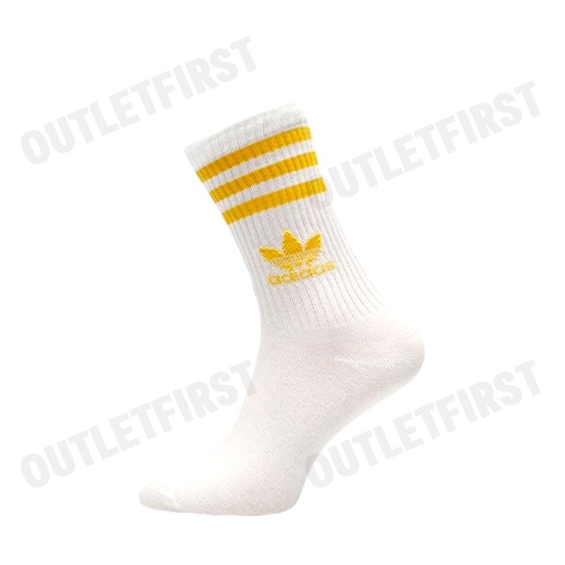 ADIDAS รุ่น MID CUT CREW SOCKS 3 PAIRS CODE: IU2661 ถุงเท้า ถุงเท้ากีฬา ถุงเท้าข้อยาว