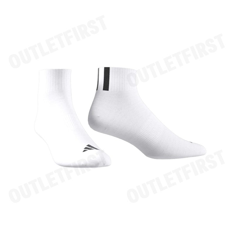 ADIDAS รุ่น 3-STRIPES ANKLE SOCKS CODE: IY7618 ถุงเท้า ถุงเท้าข้อสั้น ถุงเท้าสีขาว