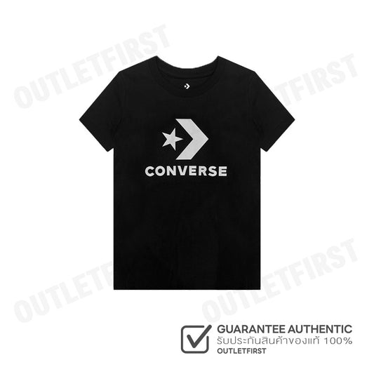 CONVERSE รุ่น  BOOSTED STAR CHEVRON TEE CODE: 10018569 A02 เสื้อยืดคอกลม เสื้อผู้หญิง เสื้อยืด
