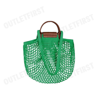 LONGCHAMP รุ่น  LE PLIAGE FILET L MESH BAG CODE: 10121HVH129 กระเป๋า กระเป๋าสะพายข้าง กระเป๋าผู้หญิง