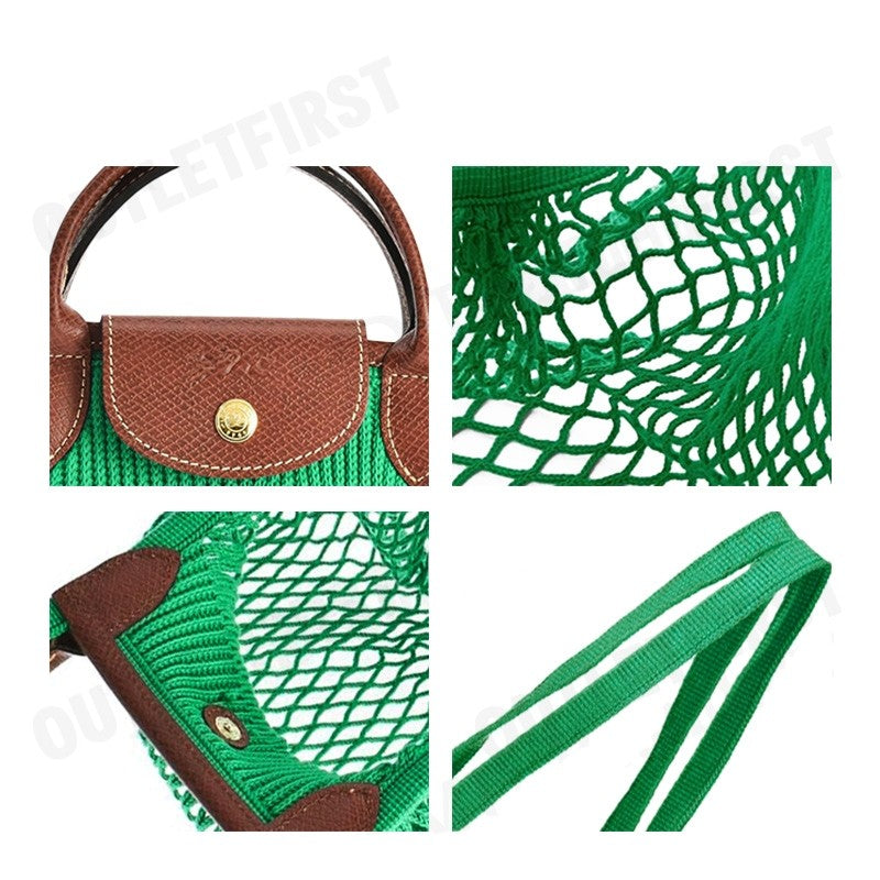 LONGCHAMP รุ่น  LE PLIAGE FILET L MESH BAG CODE: 10121HVH129 กระเป๋า กระเป๋าสะพายข้าง กระเป๋าผู้หญิง