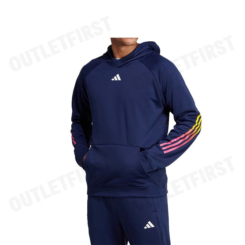 ADIDAS รุ่น TRAIN ICONS 3-STRIPES TRAINING HOODIE CODE : IC5494 เสื้อออกกำลังกาย เสื้อกีฬา ชุดกีฬา