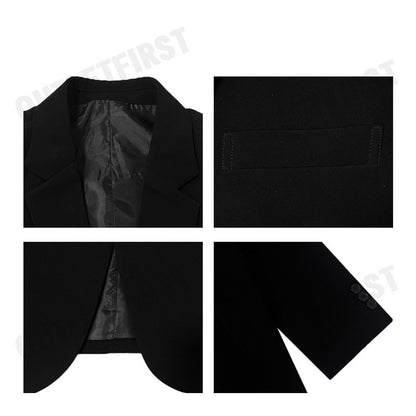 ARROW รุ่น  MEN SLIM-FIT SINGLE-BREASTED SUIT CODE: ASMSV80157BLA เสื้อสูท เสื้อผู้ชาย เสื้อสูทแขนยาว