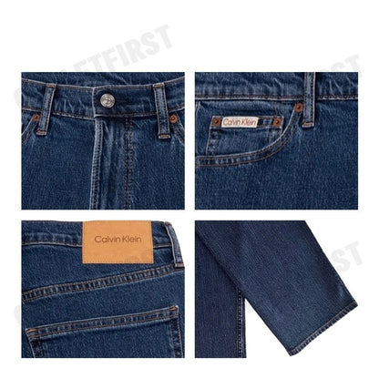 CALVIN KLEIN JEANS รุ่น  STANDARD STRAIGHT JEANS CODE: 40TM735-E5D กางเกงยีนส์ กางเกงผู้ชาย กางเกงยีนส์ผู้ชาย