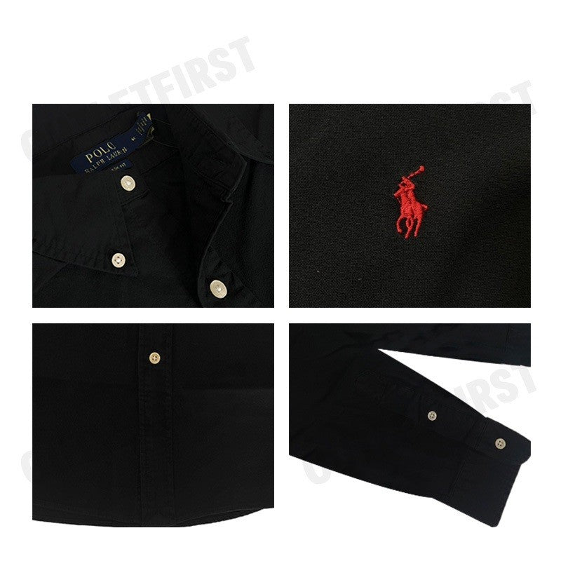 POLO RALPH LAUREN รุ่น  CLASSIC FIT GARMENT-DYED OXFORD SHIRT CODE: 710733596001 เสื้อเชิ้ตแขนยาว เสื้อเชิ๊ต เสื้อผู้ชาย