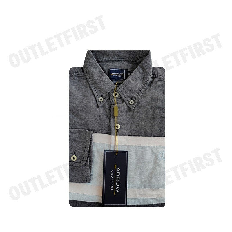 ARROW รุ่น COTTON LONG SLEEVES SHIRT CODE: MACM301W2CSNV เสื้อเชิ้ตแขนยาว เสื้อผู้ขาย เสื้อเชิ้ต