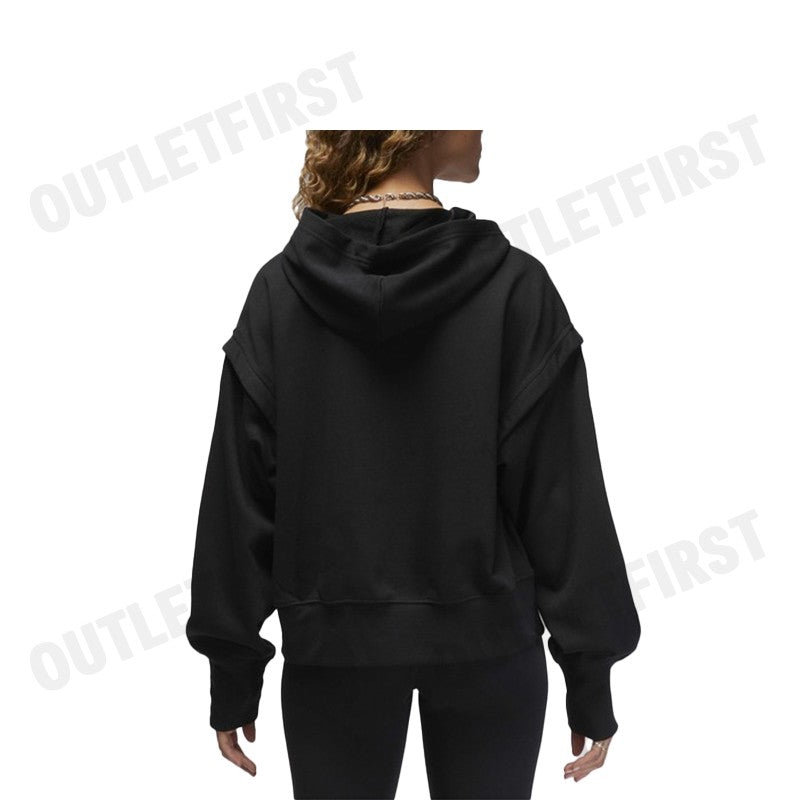 NIKE รุ่น JORDAN SPORT WOMEN'S FLEECE HOODIE CODE: FB4609 010 เสื้อสเวตเตอร์แขนยาว เสื้อฮู้ด เสื้อฮู้ดผู้หญิง