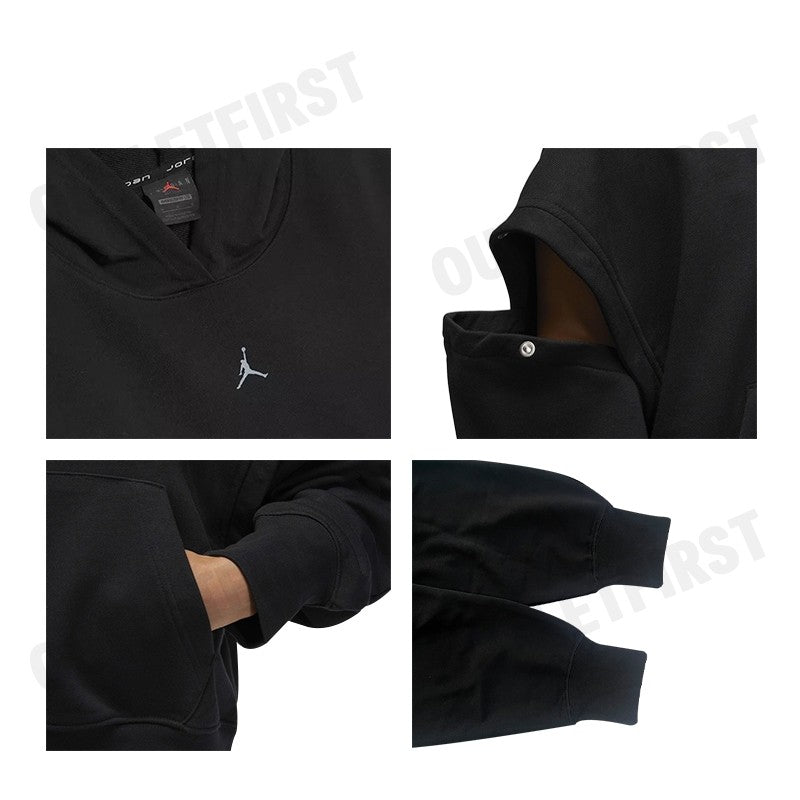 NIKE รุ่น JORDAN SPORT WOMEN'S FLEECE HOODIE CODE: FB4609 010 เสื้อสเวตเตอร์แขนยาว เสื้อฮู้ด เสื้อฮู้ดผู้หญิง