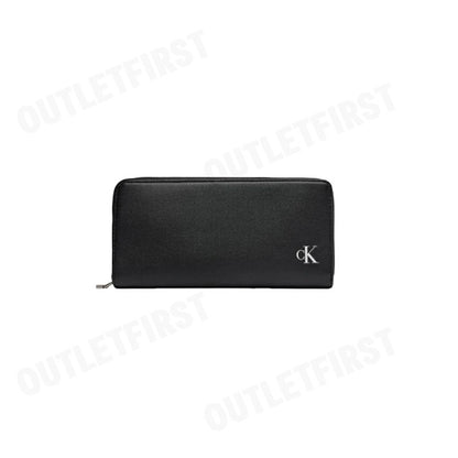 CALVIN KLEIN JEANS รุ่น BLOCK ZIP AROUND WALLET CODE: DP1676 001 กระเป๋าสตางค์ กระเป๋าสตางค์ใบยาว กระเป๋าใส่ธนบัตร