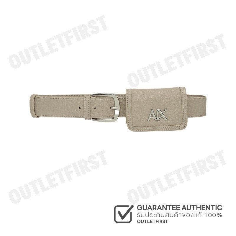 ARMANI EXCHANGE รุ่น WOMAN'S BELT SET CODE: 941176 CC783 10352 กระเป๋าคาดเอว กระเป๋าหนัง กระเป๋าคาดเอวผู้หญิง