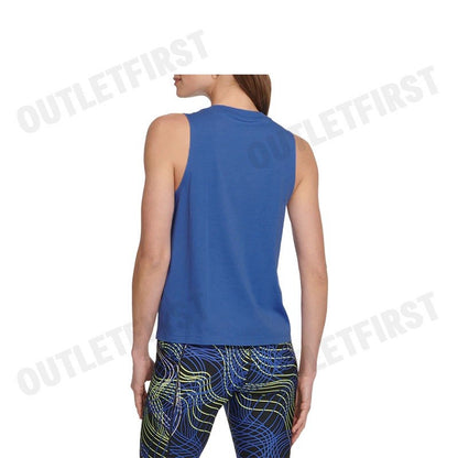 DKNY SPORT รุ่น SLEEVELESS CREW NECK TANK WITH LOGO CODE: DP4T9688 0DZ เสื้อกล้ามแขนกุด เสื้อกล้ามผู้หญิง
