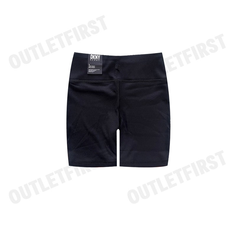 DKNY SPORT รุ่น HIGH WAIST BIKE SHORT CODE: DP4S5172 BLK กางเกงออกกำลังกาย กางเกงขาสั้น กางเกงผู้หญิง