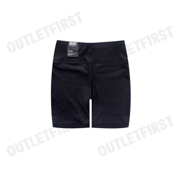 DKNY SPORT รุ่น HIGH WAIST BIKE SHORT CODE: DP4S5172 BLK กางเกงออกกำลังกาย กางเกงขาสั้น กางเกงผู้หญิง