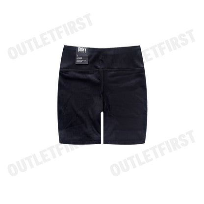 DKNY SPORT รุ่น HIGH WAIST BIKE SHORT CODE: DP4S5172 BLK กางเกงออกกำลังกาย กางเกงขาสั้น กางเกงผู้หญิง