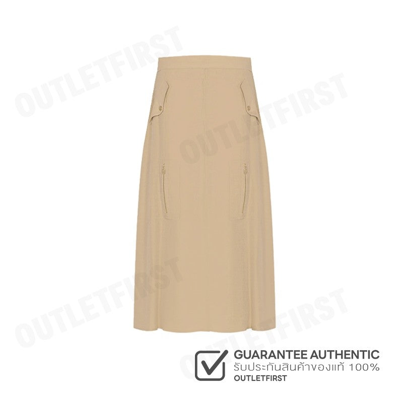 DKNY รุ่น ORGANZA CARGO MIDI SKIRT CODE: P4BNTW56 กระโปรงยาว กระโปรงทรงเอ กระโปรงคาโก้