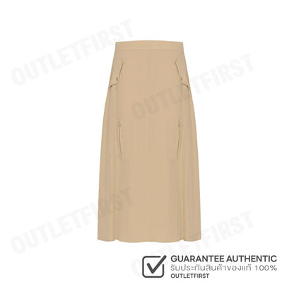 DKNY รุ่น ORGANZA CARGO MIDI SKIRT CODE: P4BNTW56 กระโปรงยาว กระโปรงทรงเอ กระโปรงคาโก้
