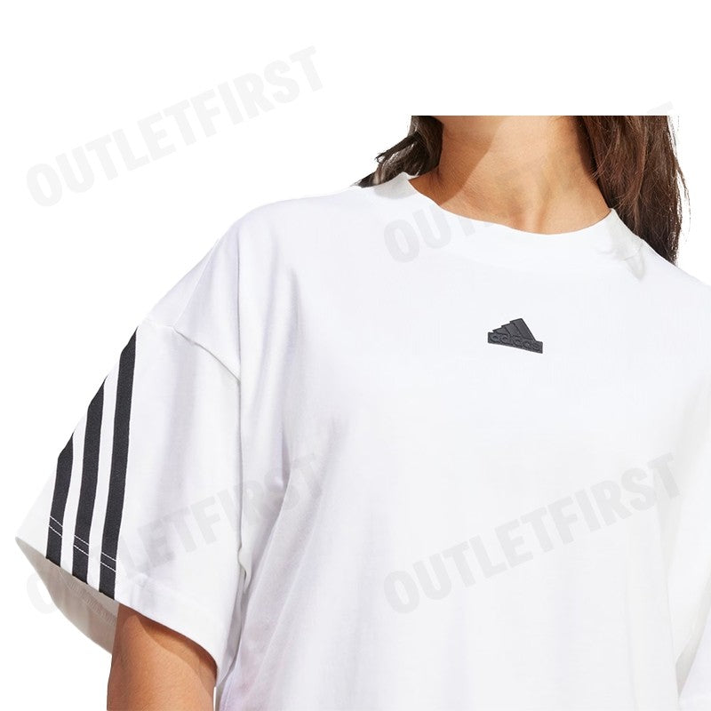 ADIDAS รุ่น FUTURE ICONS 3-STRIPES TEE CODE: IV5270 เสื้อยืดคอกลม เสื้อยืดแขนสั้น เสื้อยืดผู้หญิง