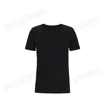 HUGO BOSS รุ่น T-SHIRT V-NECK URBAN LONGER BACK CODE: 50377709 001 เสื้อยืดคอวี เสื้อยืดสีดำ เสื้อยืดแขนสั้น