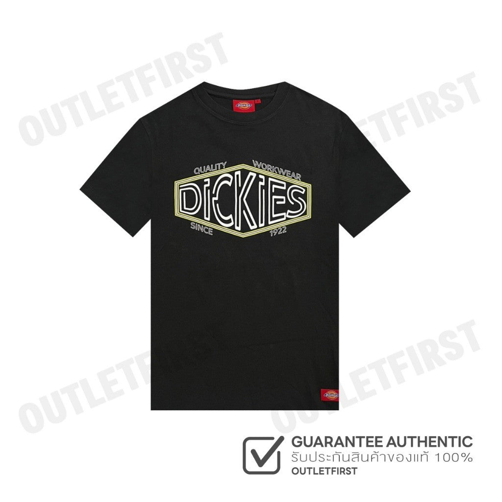 DICKIES รุ่น JERSEY GRAPHIC LOGO PRINT SS TEE CODE: DK007359CC21 เสื้อยืดคอกลม เสื้อยืดแขนสั้น เสื้อยืดสีดำ