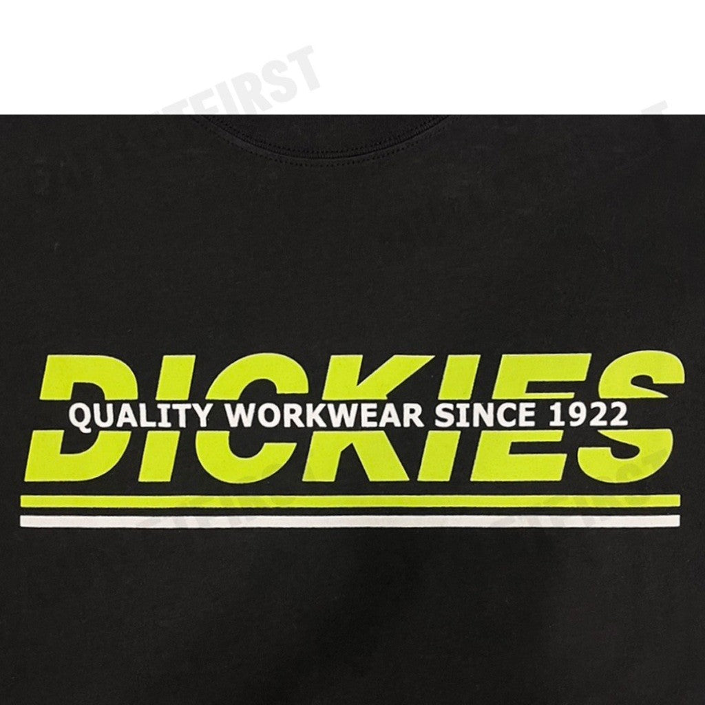 DICKIES รุ่น JERSEY GRAPHIC LOGO PRINT SS TEE CODE: DK007323CC21 เสื้อยืดคอกลม เสื้อยืดแขนสั้น เสื้อยืดสีดำ