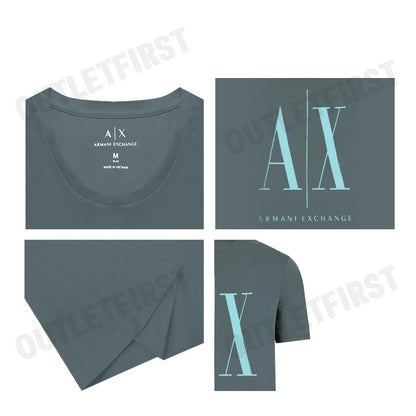 ARMANI EXCHANGE รุ่น ICON LOGO PRINT REGULAR FIT T-SHIRT CODE: 8NZTPA ZJH4Z 1888 เสื้อยืดคอกลม เสื้อยืดแขนสั้น