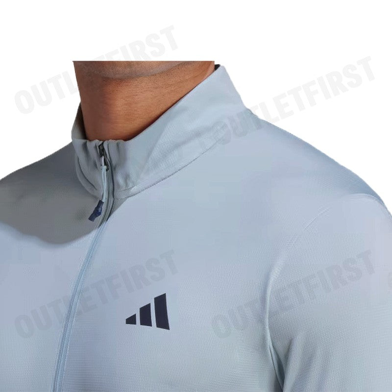 ADIDAS รุ่น  TRAIN ESSENTIALS SEASONAL TRAINING 1/4-ZIP LONG SLEEVE TEE CODE: IJ9620 เสื้อออกกำลังกาย เสื้อสเวตเตอร์