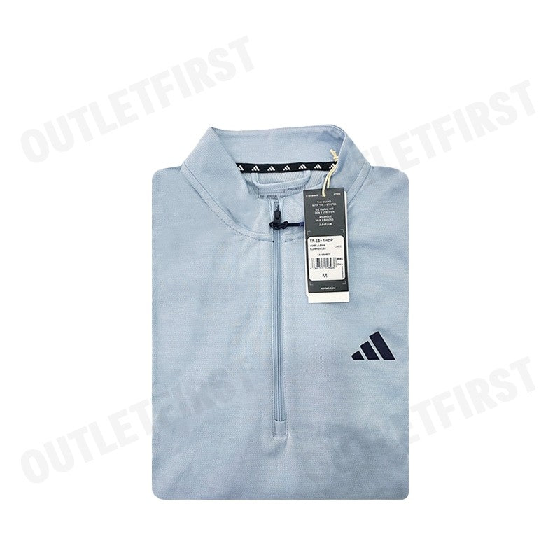 ADIDAS รุ่น  TRAIN ESSENTIALS SEASONAL TRAINING 1/4-ZIP LONG SLEEVE TEE CODE: IJ9620 เสื้อออกกำลังกาย เสื้อสเวตเตอร์