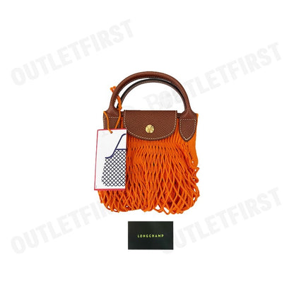 LONGCHAMP รุ่น  LE PLIAGE FILET L MESH BAG CODE : 10121HVH217 กระเป๋า กระเป๋าสะพายข้าง กระเป๋าผู้หญิง