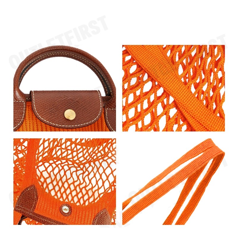 LONGCHAMP รุ่น  LE PLIAGE FILET L MESH BAG CODE : 10121HVH217 กระเป๋า กระเป๋าสะพายข้าง กระเป๋าผู้หญิง