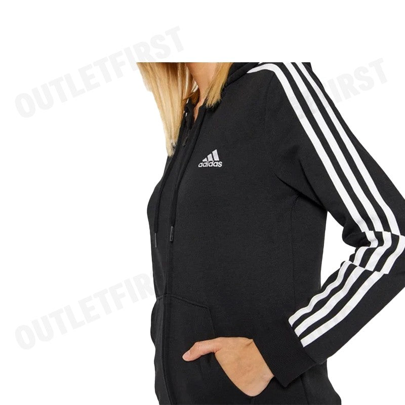 ADIDAS รุ่น ESSENTIALS FRENCH TERRY 3-STRIPES CODE : GL0792 เสื้อแขนยาวมีฮู้ด เสื้อกันหนาว เสื้อแขนยาว