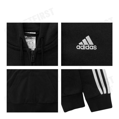 ADIDAS รุ่น ESSENTIALS FRENCH TERRY 3-STRIPES CODE : GL0792 เสื้อแขนยาวมีฮู้ด เสื้อกันหนาว เสื้อแขนยาว