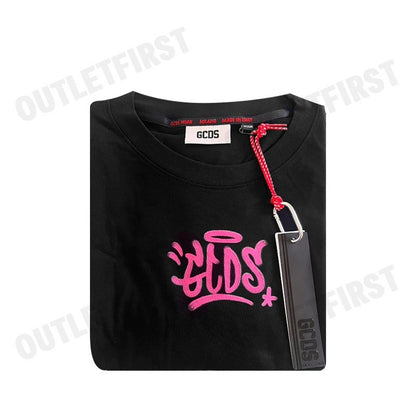 GCDS รุ่น  GRAFFITI T-SHIRT CODE: FW23M130127 เสื้อยืดคอกลม เสื้อผู้ชาย เสื้อยืด