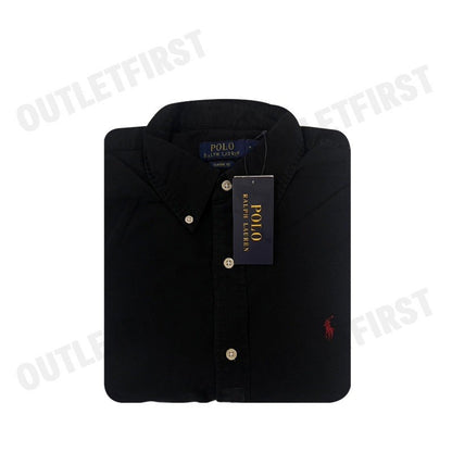 POLO RALPH LAUREN รุ่น  CLASSIC FIT GARMENT-DYED OXFORD SHIRT CODE: 710733596001 เสื้อเชิ้ตแขนยาว เสื้อเชิ๊ต เสื้อผู้ชาย