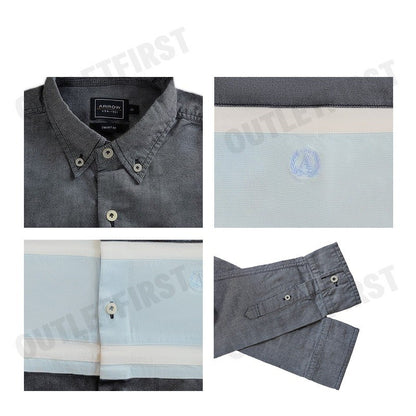 ARROW รุ่น COTTON LONG SLEEVES SHIRT CODE: MACM301W2CSNV เสื้อเชิ้ตแขนยาว เสื้อผู้ขาย เสื้อเชิ้ต