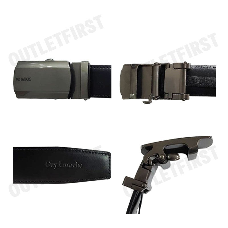 GUY LAROCHE รุ่น MEN'S GUY LAROCHE LEATHER BELT CODE: BB51035W3BL เข็มขัด เข็มขัดผู้ชาย เข็มขัดหนัง