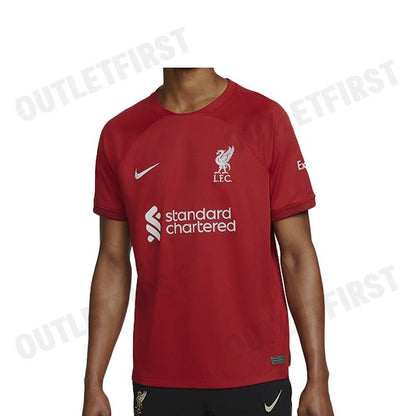NIKE รุ่น LIVERPOOL FC 2022/23 STADIUM HOME CODE: DM1843 609 เสื้อยืดคอกลม เสื้อยืดผู้ชาย เสื้อกีฬา