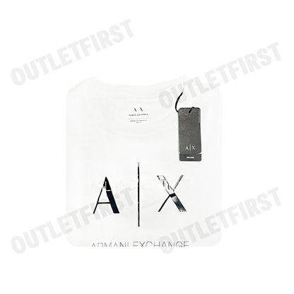 ARMANI EXCHANGE รุ่น WOMEN'S SHORT SLEEVE T-SHIRT CODE: 3DYT36 YJ3RZ 1000 เสื้อยืดคอกลม เสื้อยืดแขนสั้น เสื้อยืด