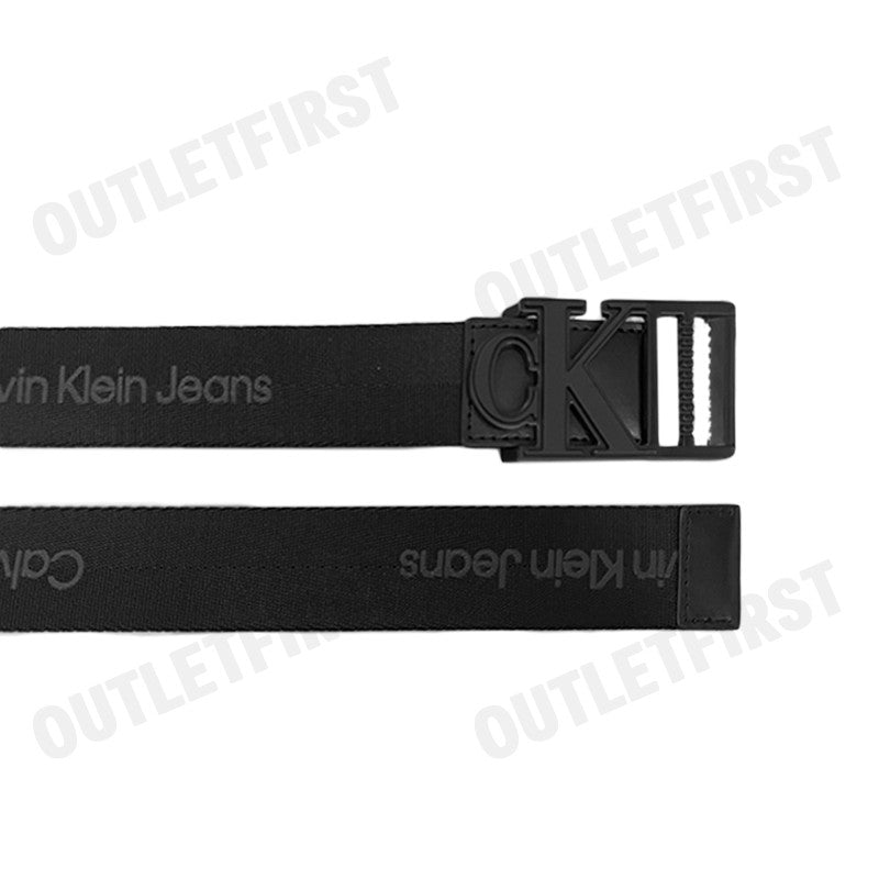 CALVIN KLEIN JEANS รุ่น MAN'S LOGO BELT CODE: ZM02688 BDS เข็มขัด เข็มขัดผู้ชาย เข็มขัดแฟชั่น