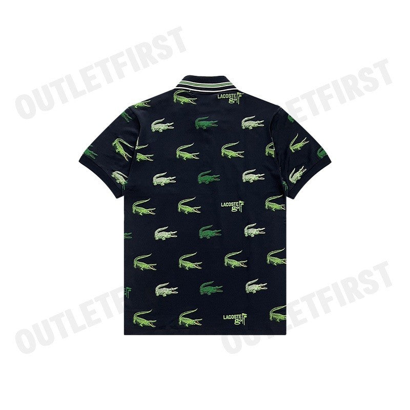 LACOSTE รุ่น MEN’S LACOSTE GOLF CROCODILE PRINT POLO SHIRT CODE: DH5181 10 XIF เสื้อโปโล เสื้อโปโลผู้ชาย เสื้อแขนสั้น