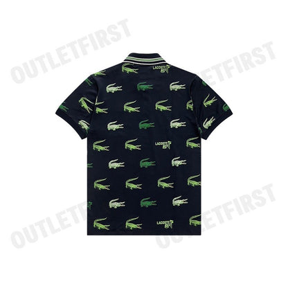 LACOSTE รุ่น MEN’S LACOSTE GOLF CROCODILE PRINT POLO SHIRT CODE: DH5181 10 XIF เสื้อโปโล เสื้อโปโลผู้ชาย เสื้อแขนสั้น