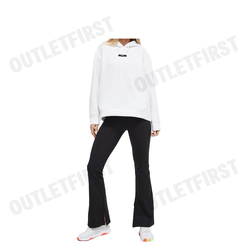 DKNY SPORT รุ่น BALANCE COMPRESSION HIGH WAIST FLARE TIGHT WITH SLIT CODE: DP3P3387 BLK กางเกงออกกำลังกาย กางเกงผู้หญิง